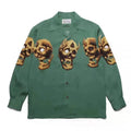 PUBLICRADIO Vintage Cuban Collar Long Sleeve Shirt