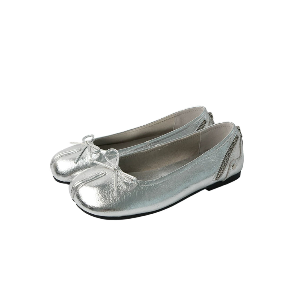 Mooreyu Split-toed Versatile Bow Shoes