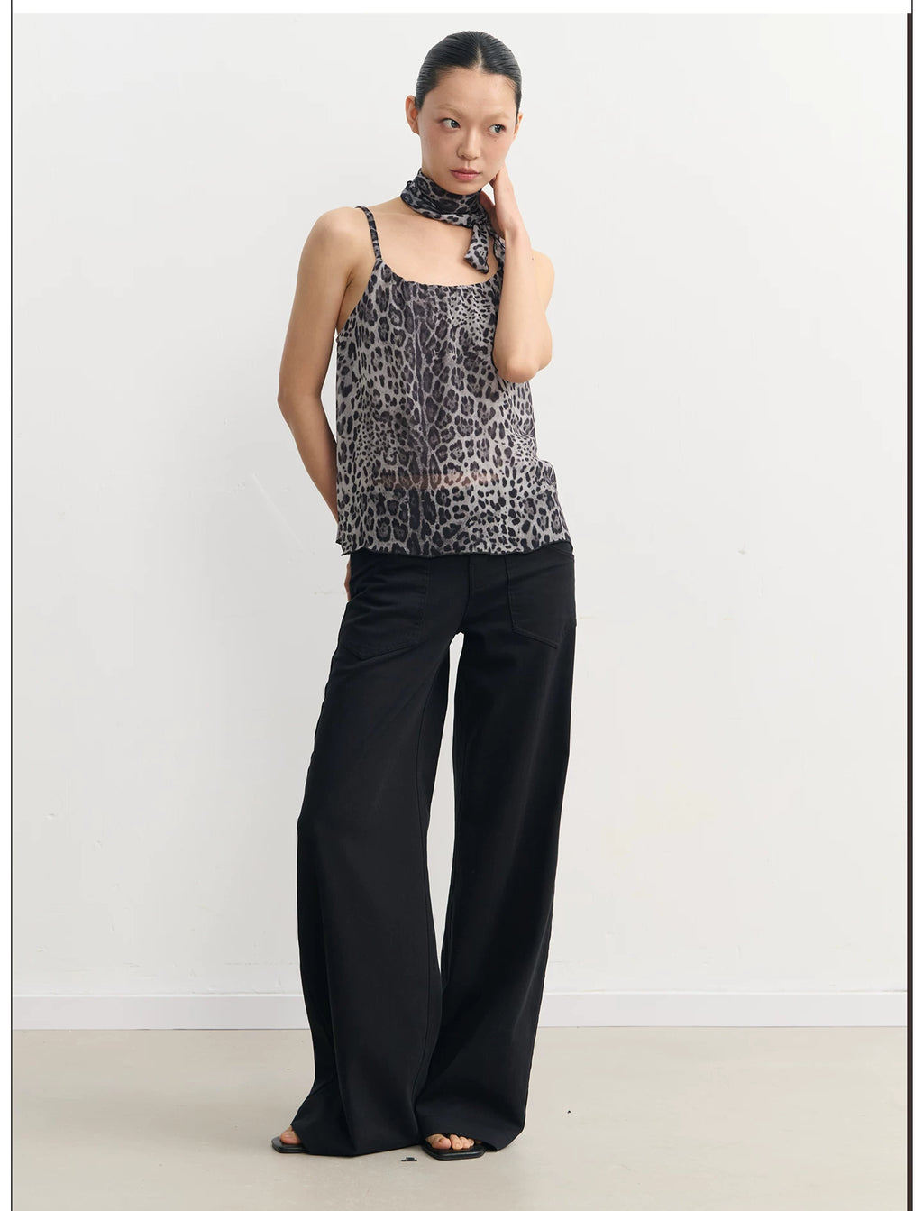 LINY LIBERTY Vintage Leopard Print Sling