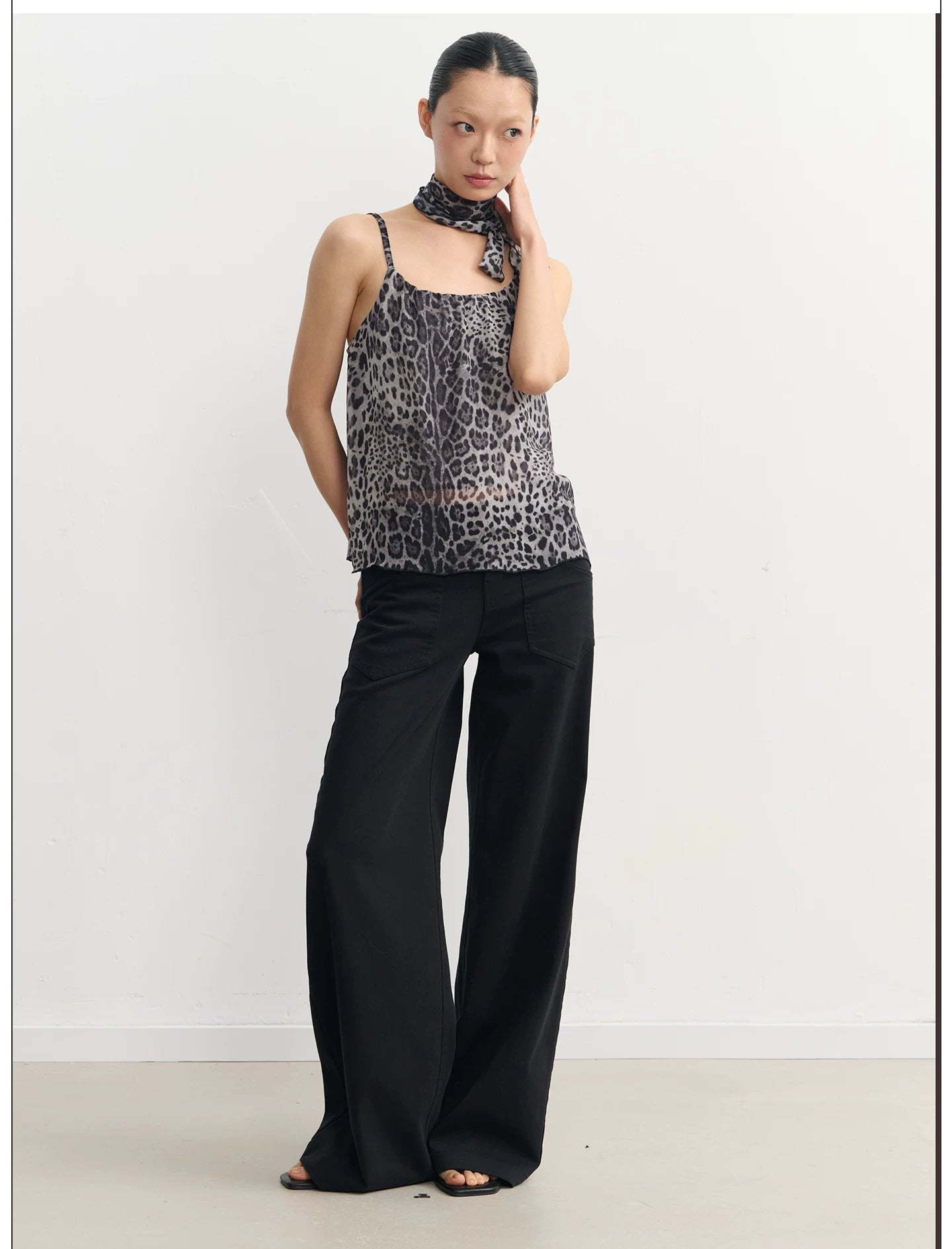 LINY LIBERTY Vintage Leopard Print Sling