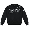 MEDM Three-dimensional Butterfly Crew Neck Sweater