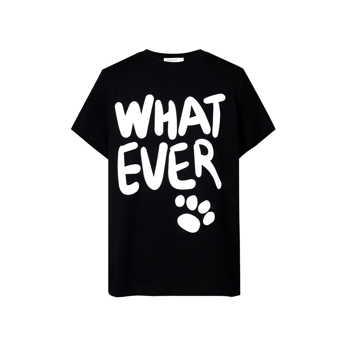 FUNKYFUN Hand-drawn Font Printed Tee