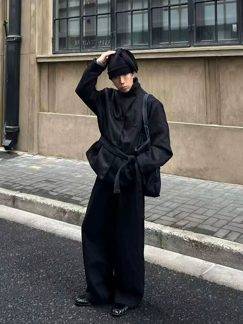 TAICHIISM Lapel Woolen British Jacket