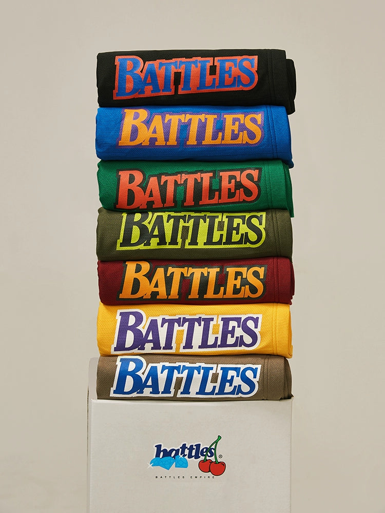 Battles Street Embroidery Printed Basketball Shorts