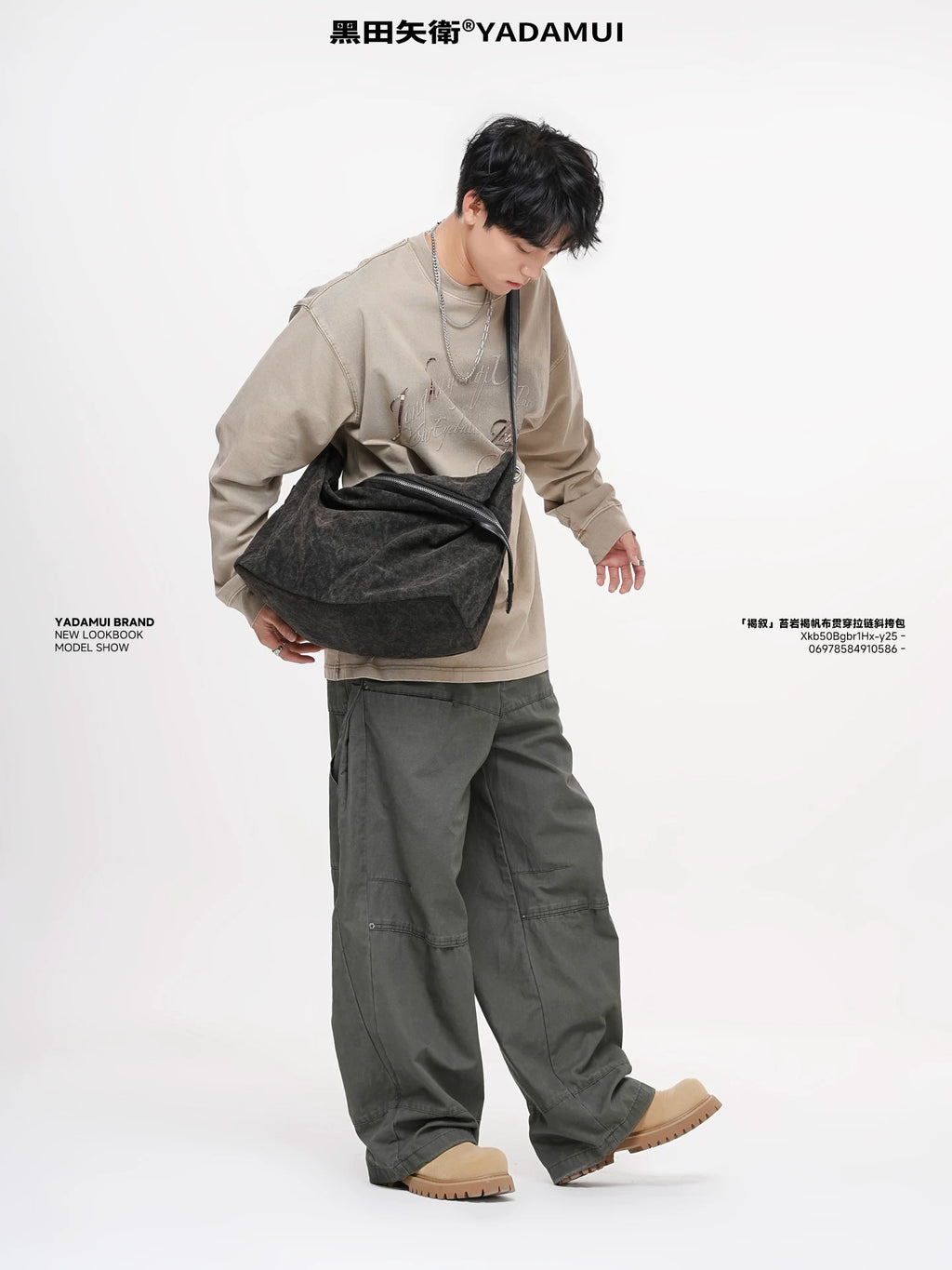 YADAMUI Retro Old Messenger Large Capacity Bag