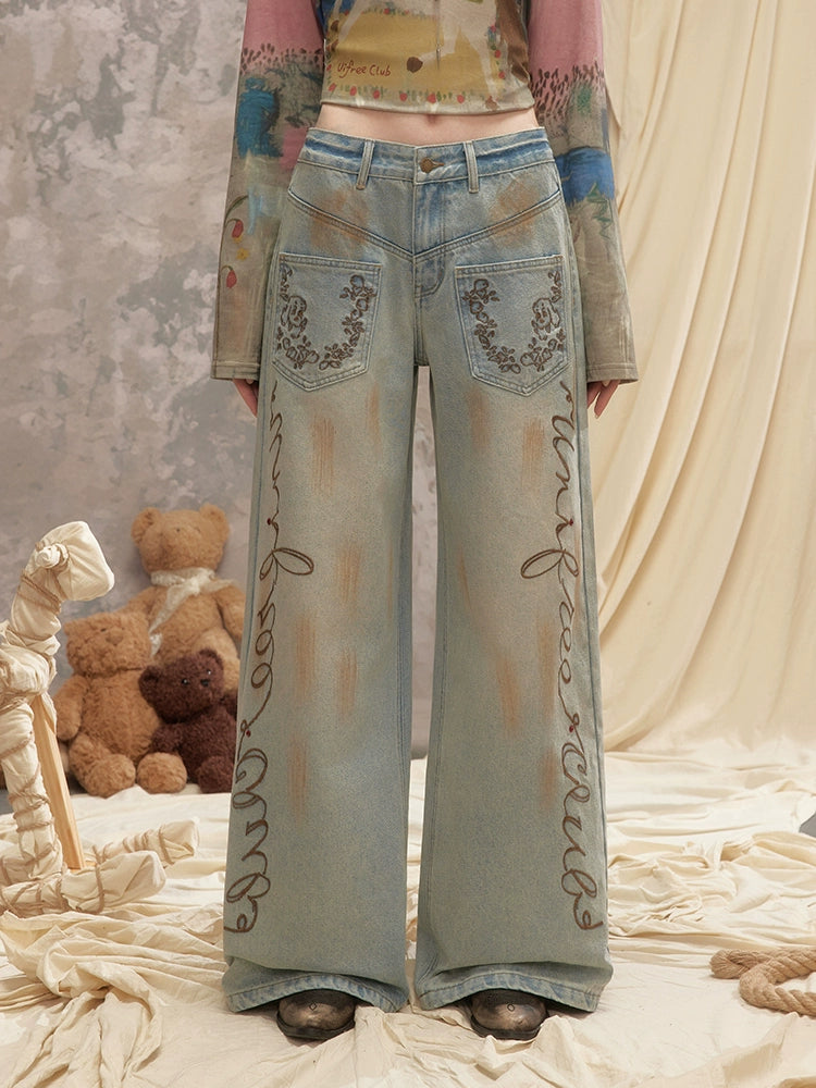 UNIFREE Casual Straight Jeans