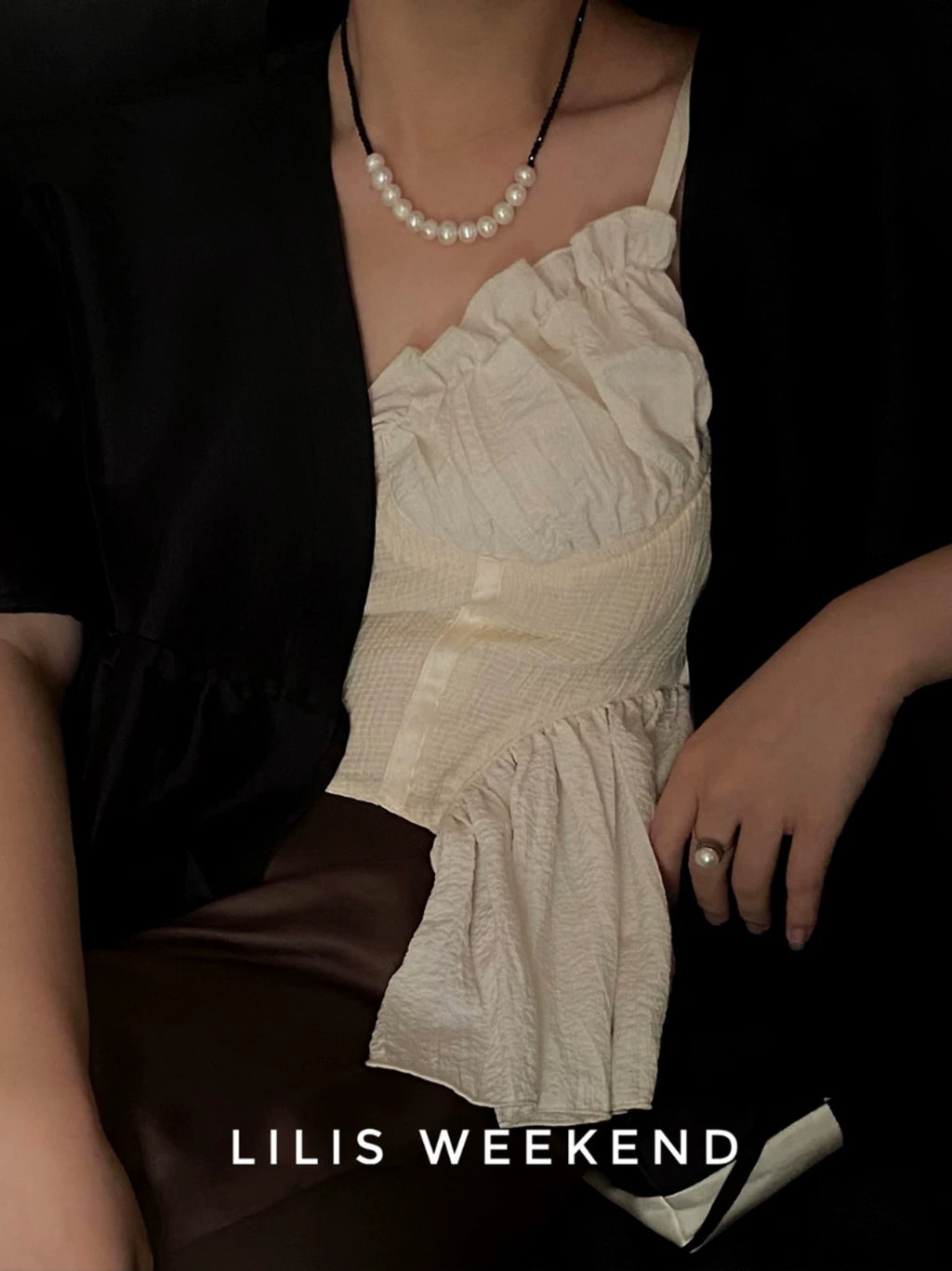 Lilis Weekend Splicing Natural Pearl Necklace