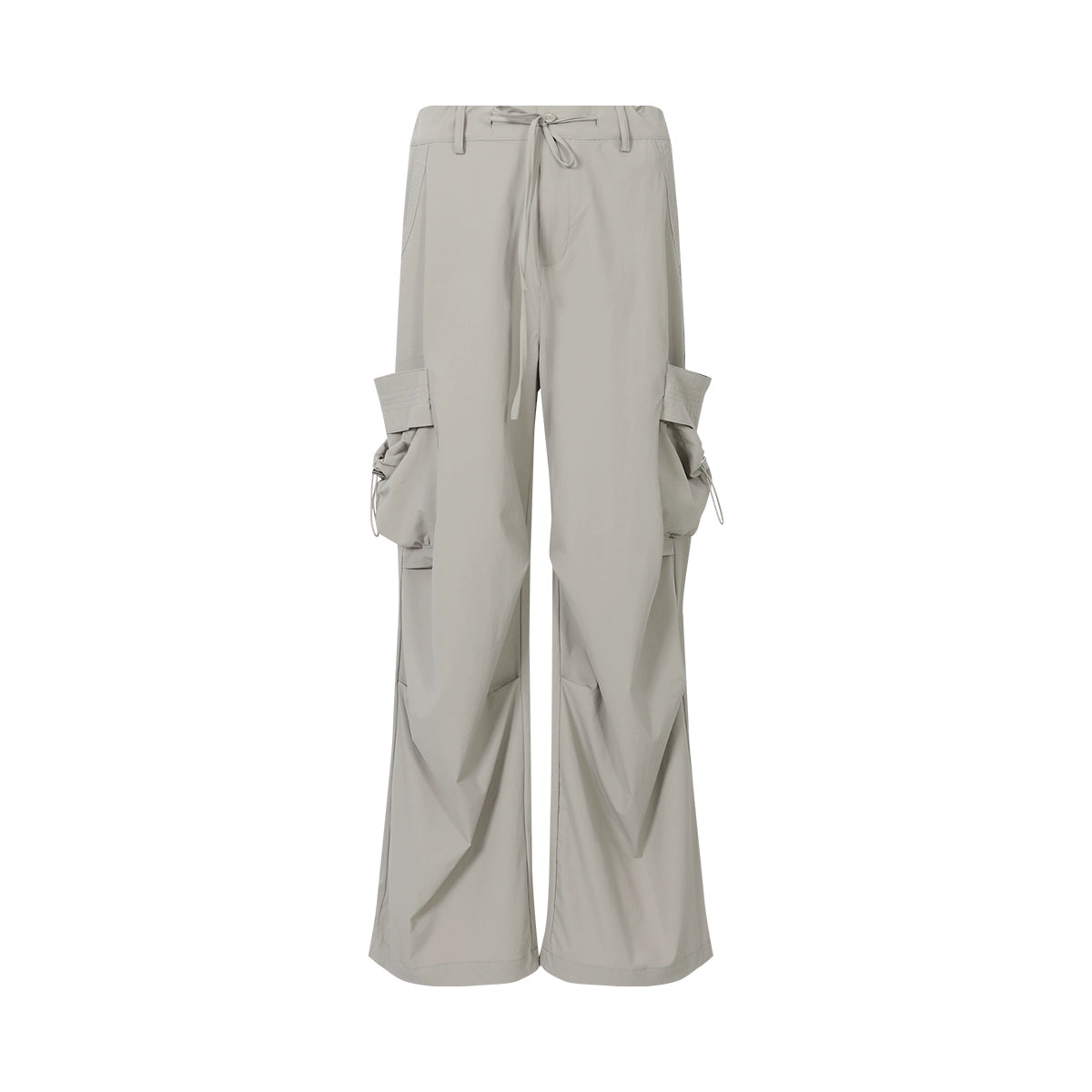 FUNKYFUN Double-sided Large Pocket Tooling Straight Casual Pants