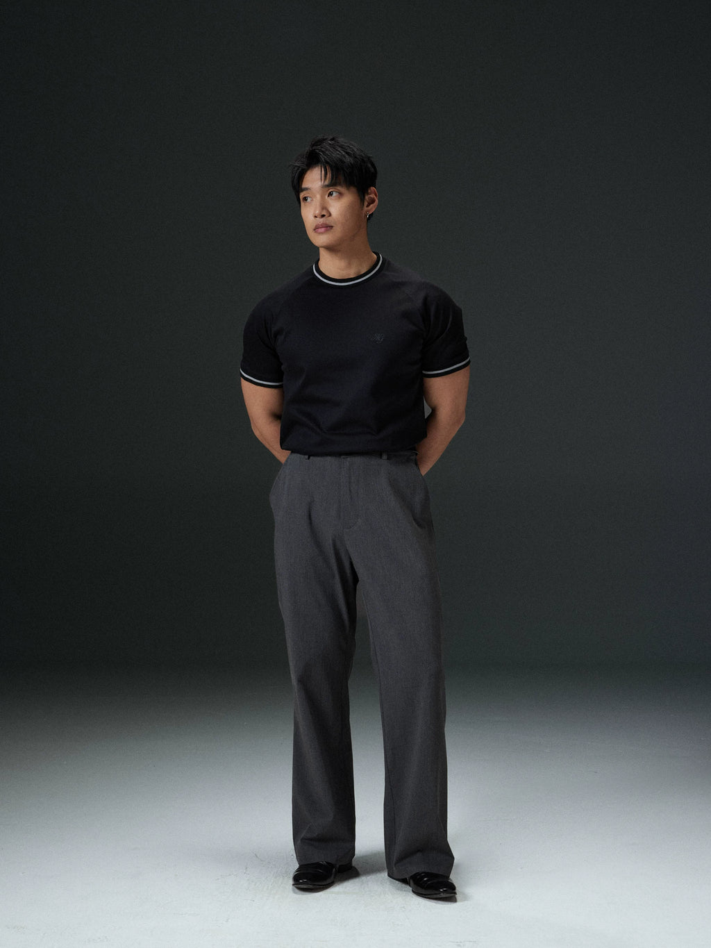 AFTERGLOW Splicing Casual Versatile TEE