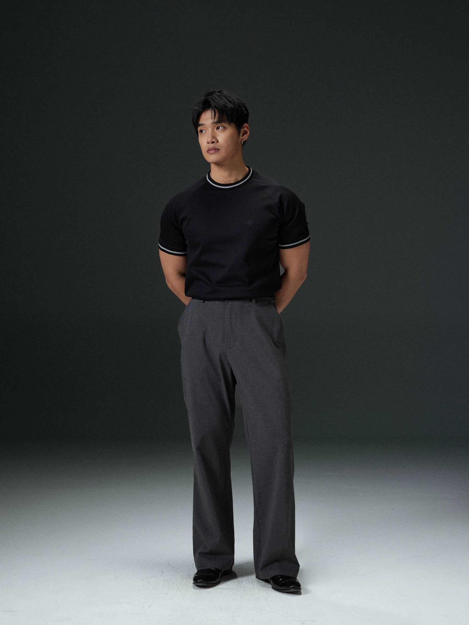 AFTERGLOW Splicing Casual Versatile TEE