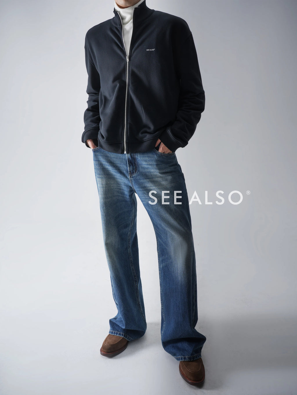 SEE ALSO Super Worsted Combed Cotton Straight Slack Jeans
