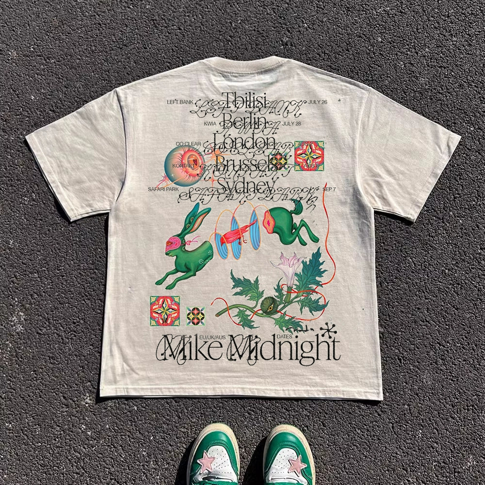 Wang Youbing Studio! Midnight 220g 100% Cotton Tee