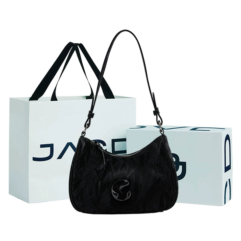 JACD Mint Green Zip-Top Hobo Bag