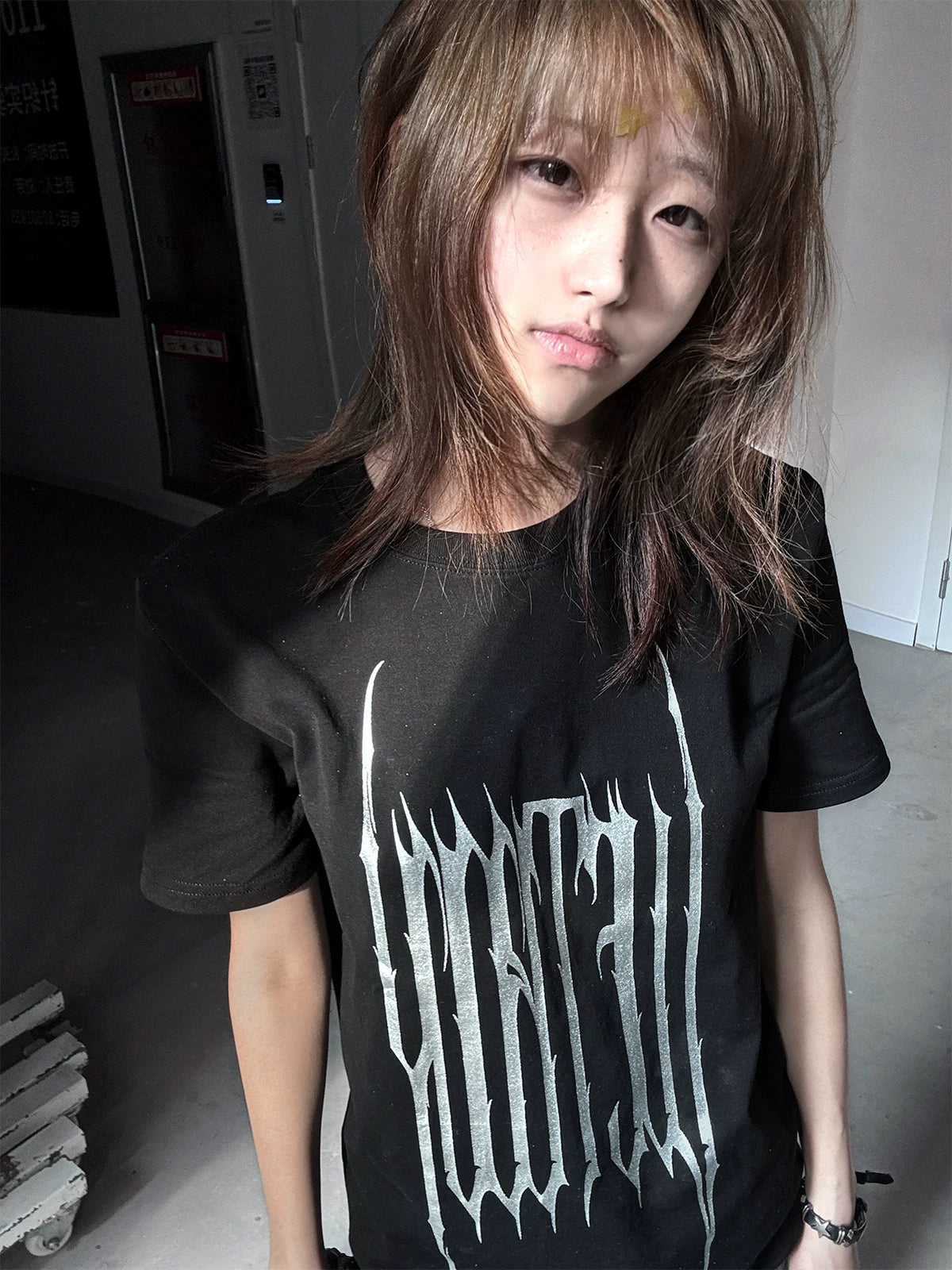Wetbody Slim Casual Round Neck Tee