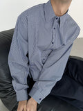 COLN Short Casual Plaid Shirt