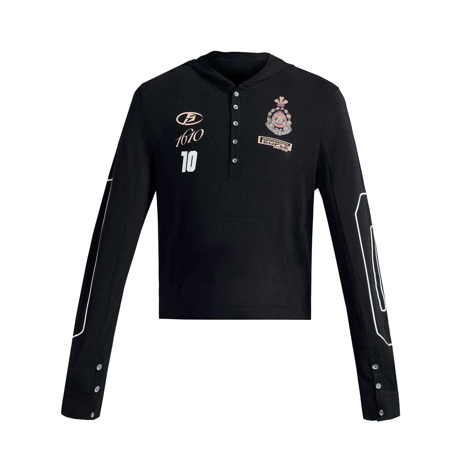 PEOPLESENSE Badge Breathable Sports Slim Fit Long Sleeve