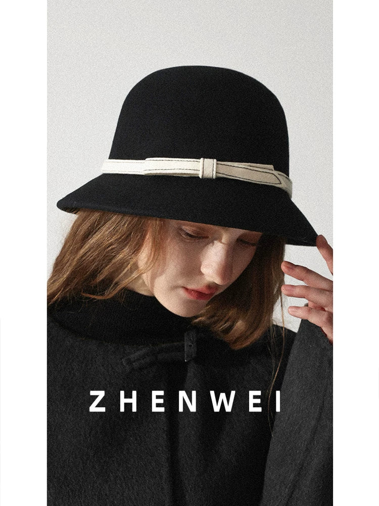 ZHENWEI Wool Extravagant Gift Hat