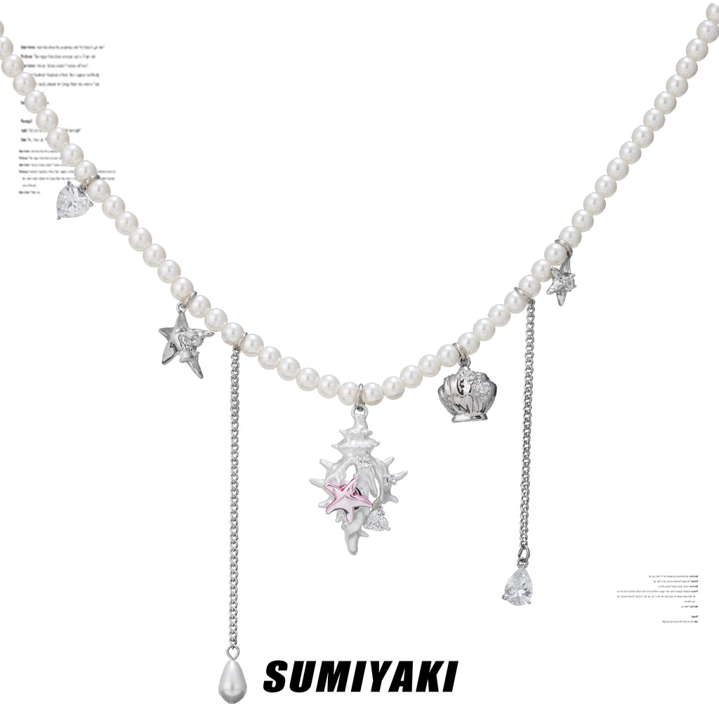 SUMIYAKI Conch Pearl Necklace