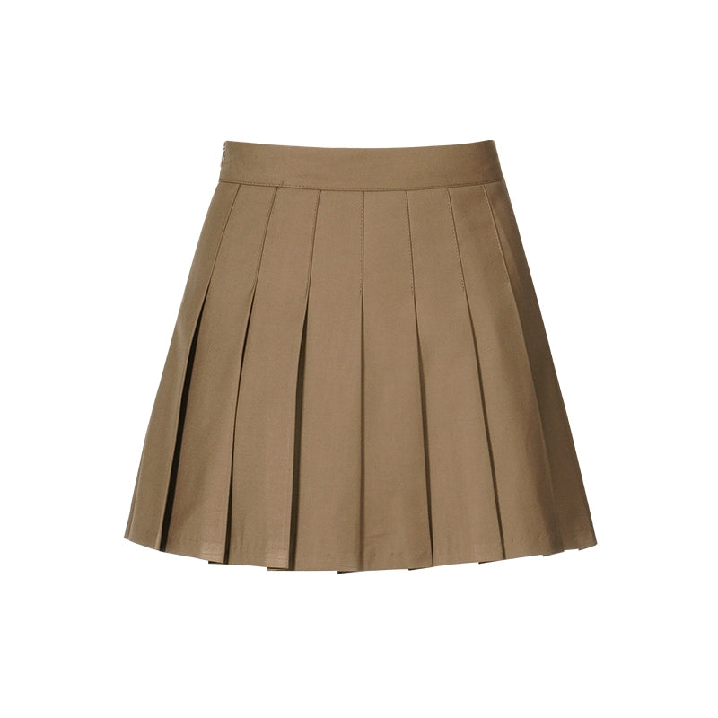 ABMY Card High Waist A Word Thin Sexy Suit Skirt