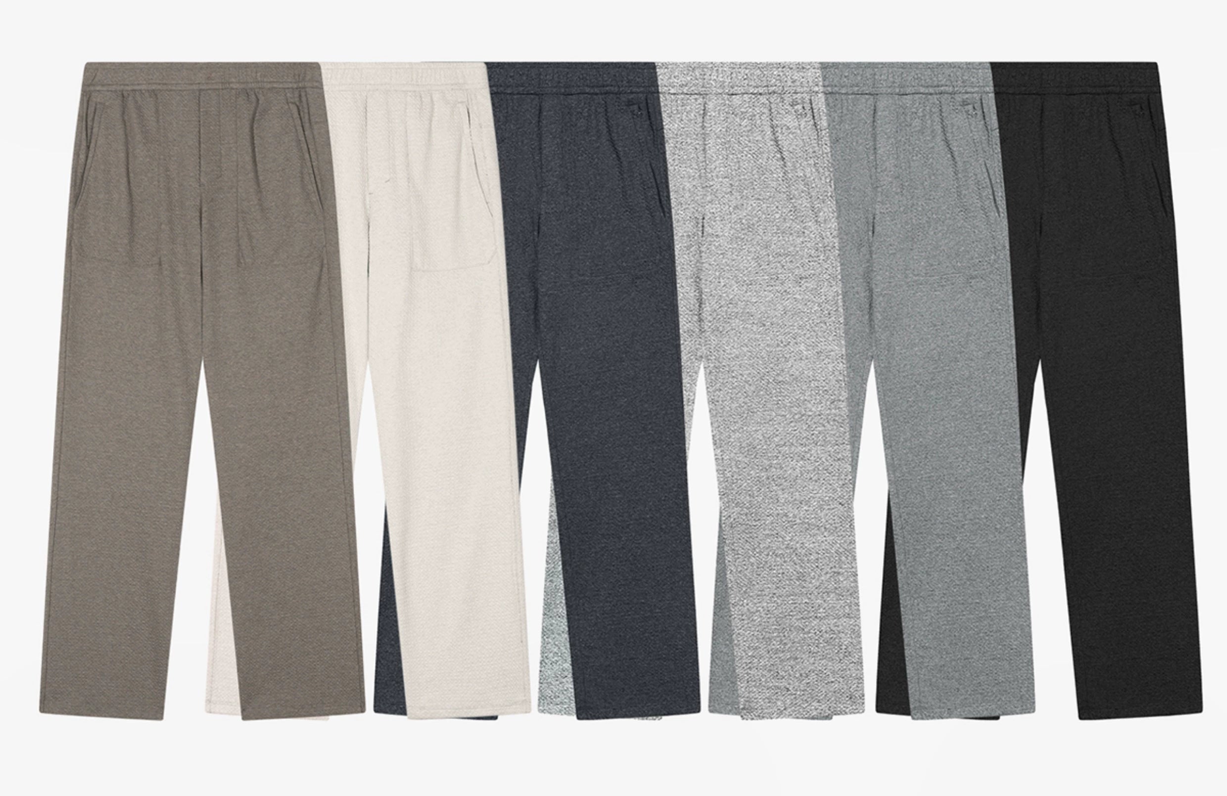 NO LOGO Loose Straight Sweatpants