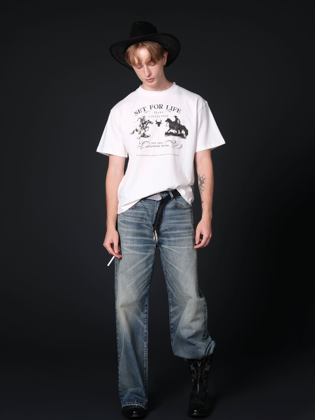 Set for Life Themed Commemorative Print Polished Tee