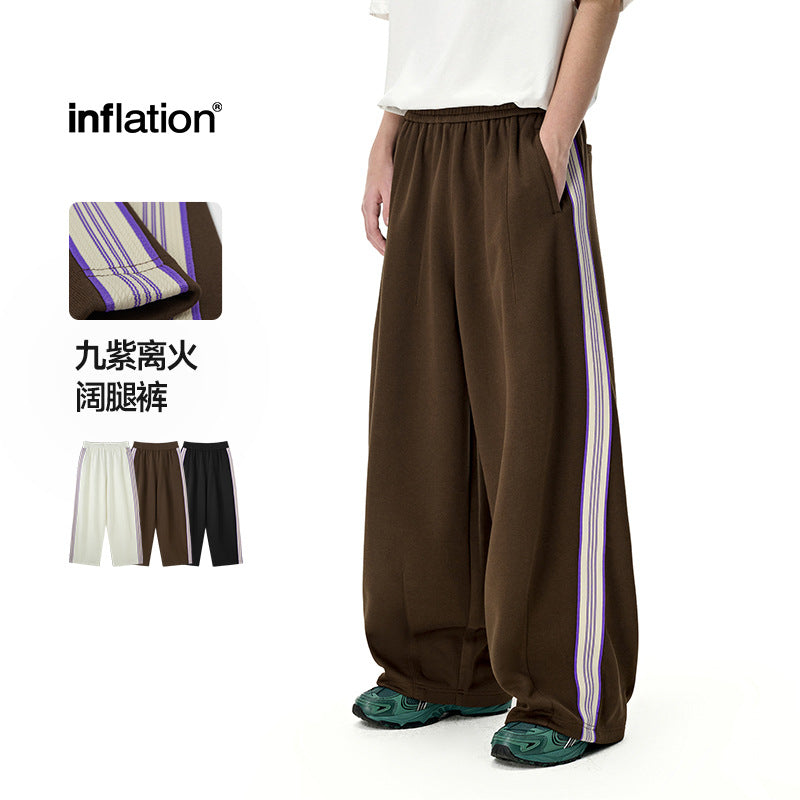 INF Nine Purple Fire Wide Leg Pants