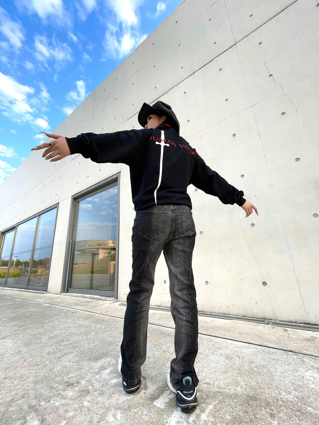 Human Voices Knight and Sword Heavy Crew Neck Sweater