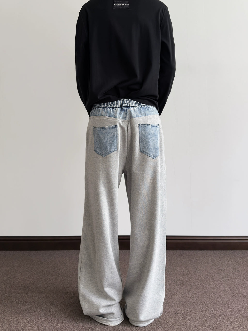 A PUEE Retro Loose Straight Versatile Casual Jeans