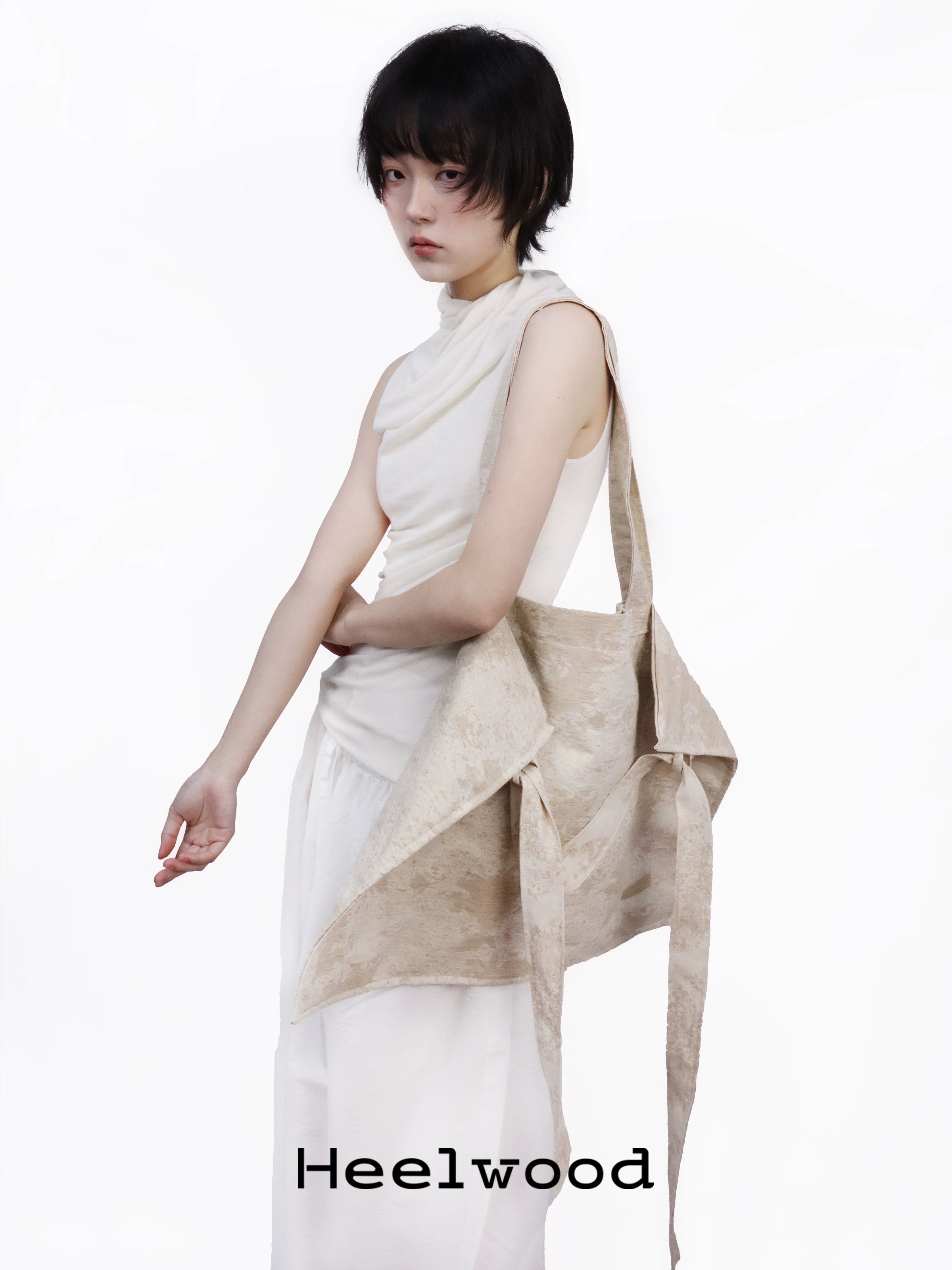 Heelwood Jacquard Large Capacity Tote Shoulder Crossbody Bag