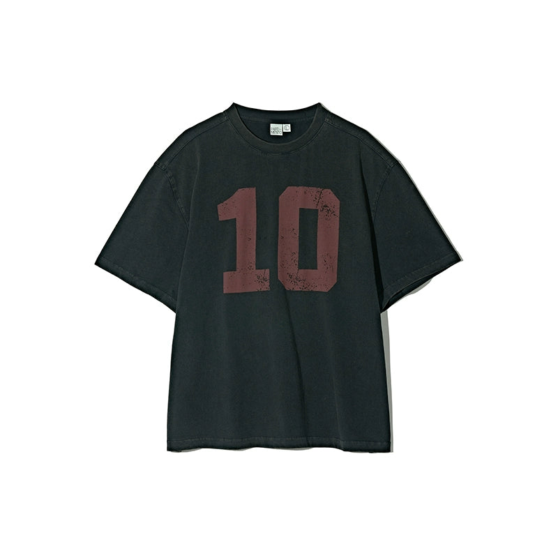 PARTIMENTO Retro Washed Batik Digital Printing Tee