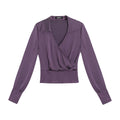 LLROGE Purple Shirt Top + A Pendulum Short Skirt Set