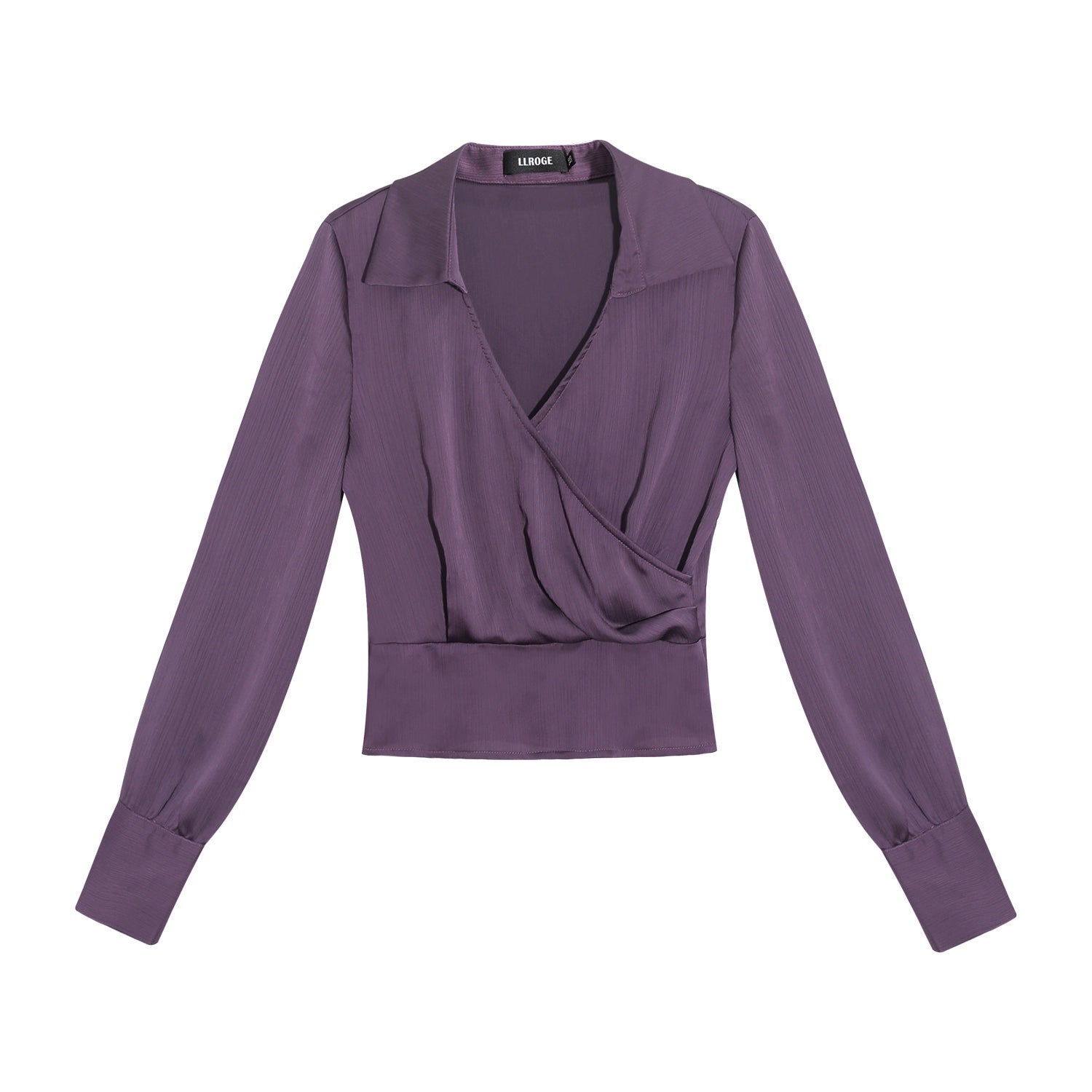 LLROGE Purple Shirt Top + A Pendulum Short Skirt Set