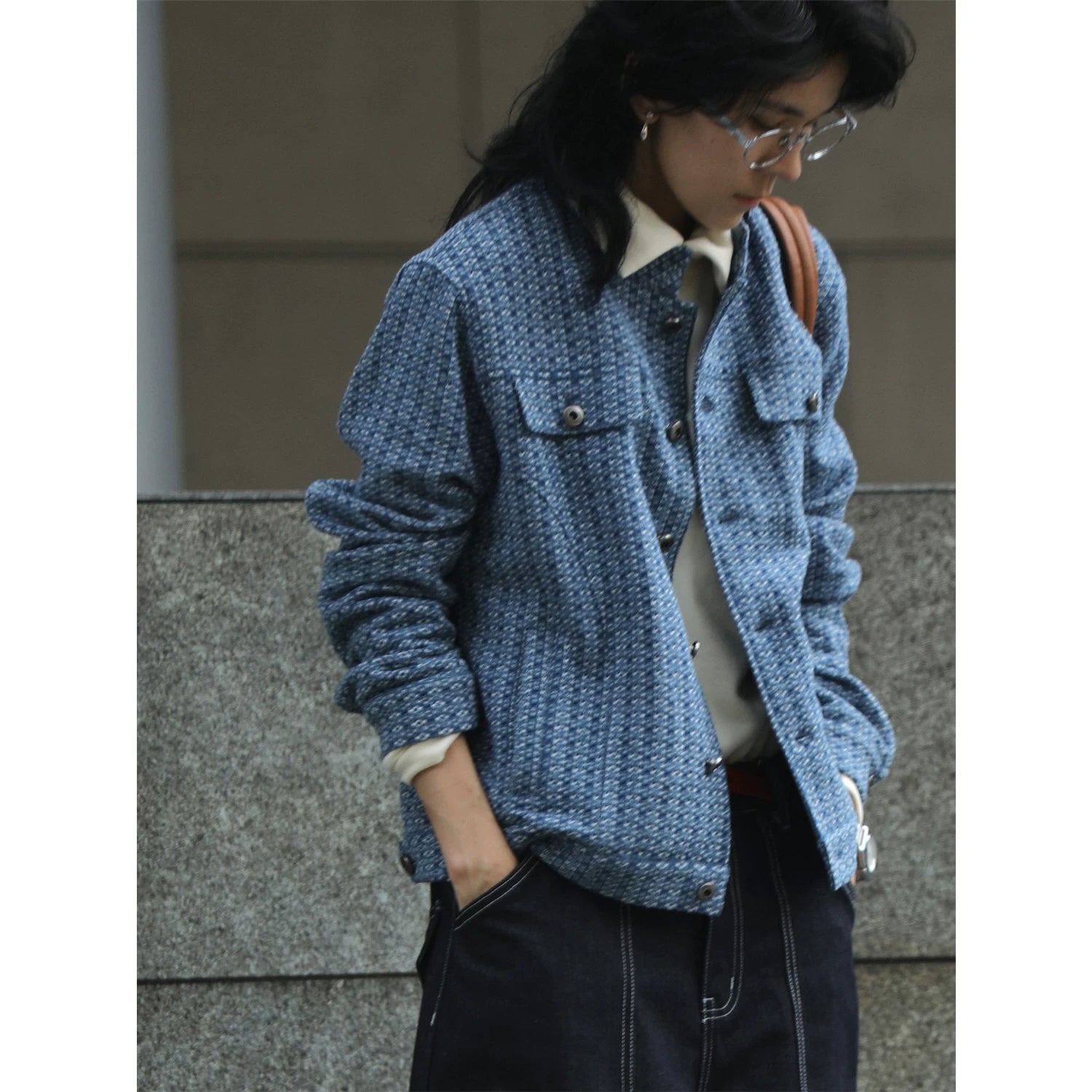 Sameuoo Vintage Denim Jacket
