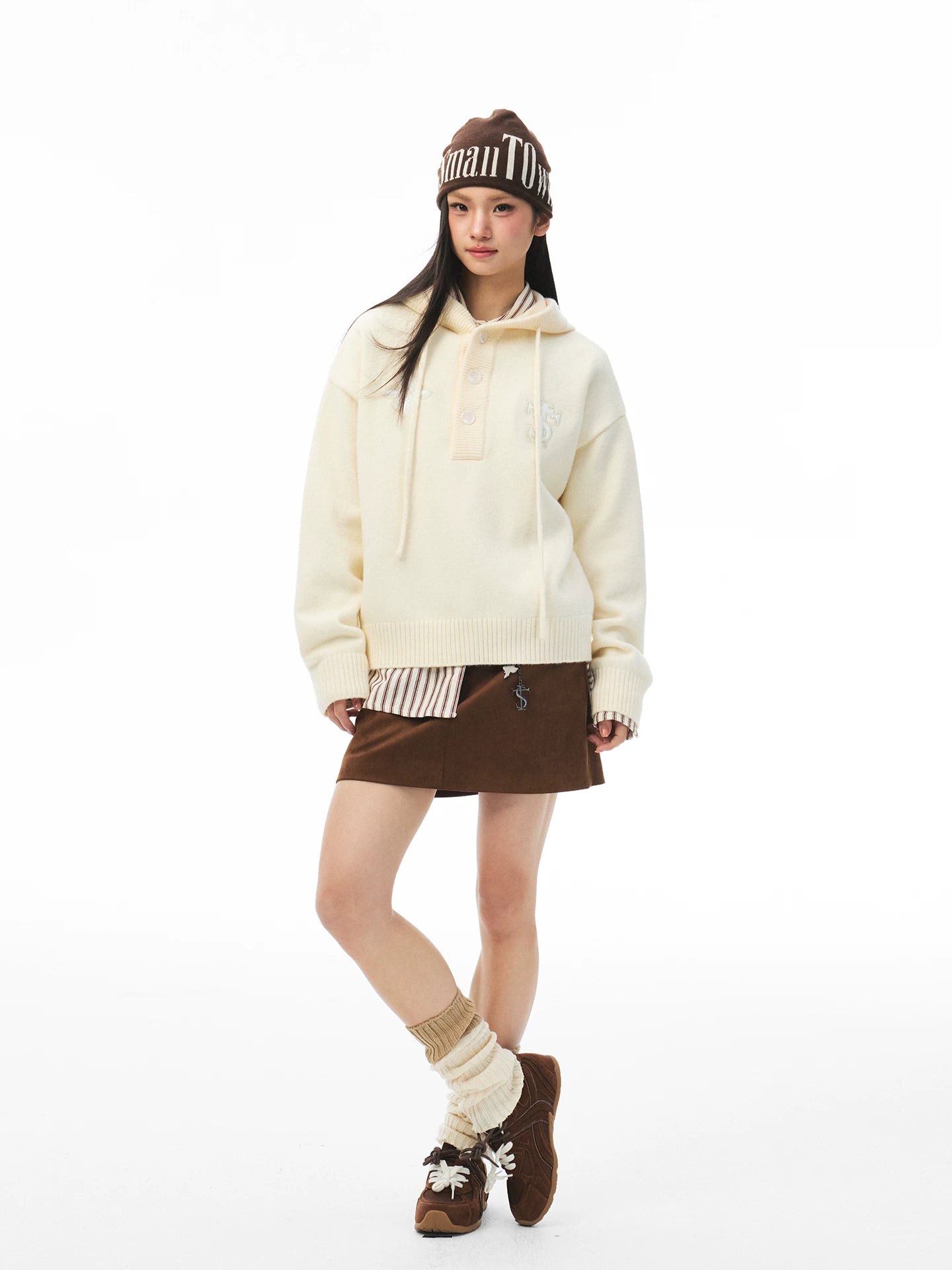 STK Upholstery Knit Hooded Sweater