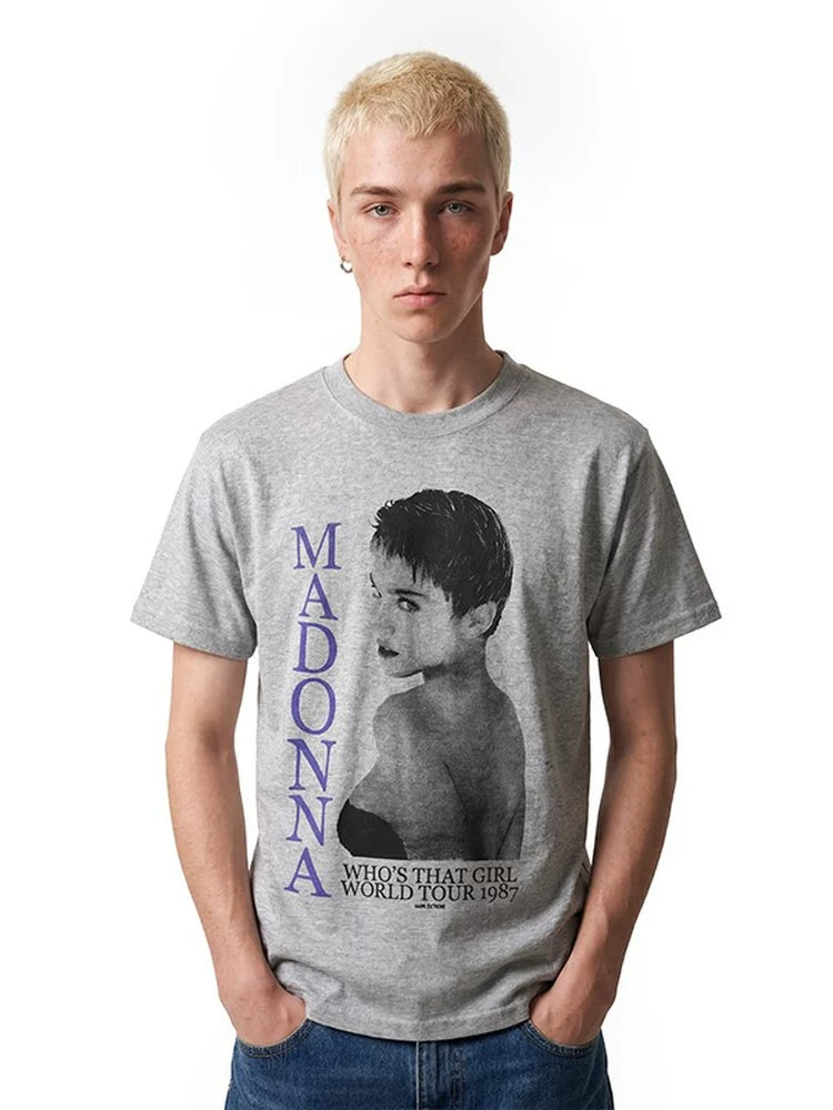EME Retro Old Casual Round Neck Tee