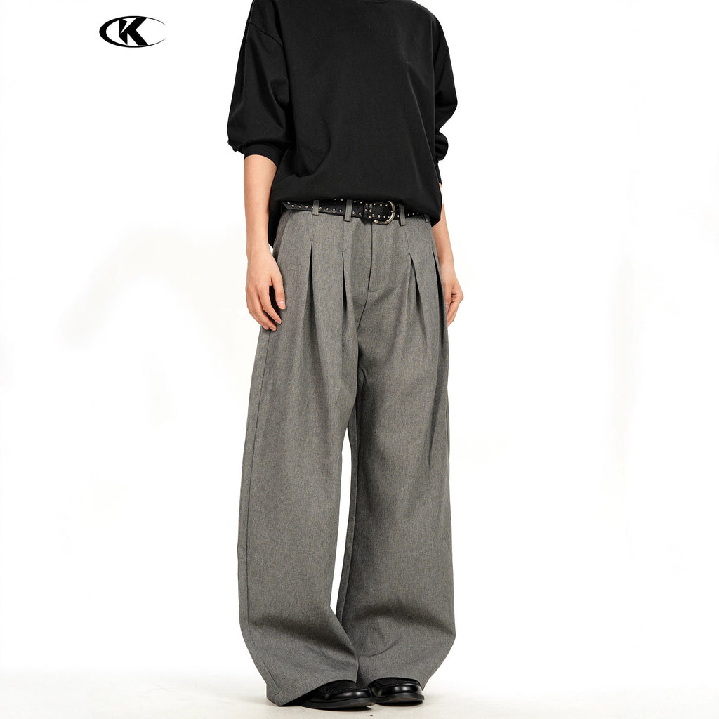 11KN Double Pleated Loose Versatile Casual Pants