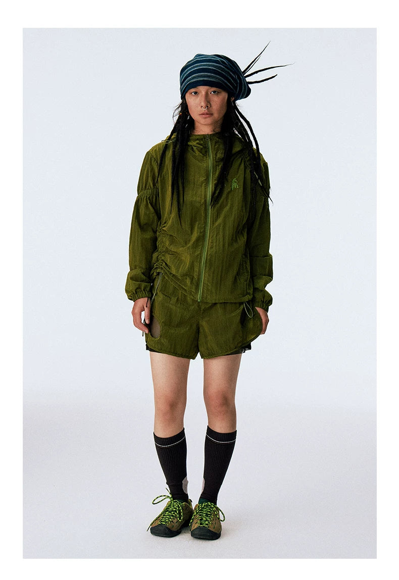 CONP Outdoor Irregular Pleated Jacket