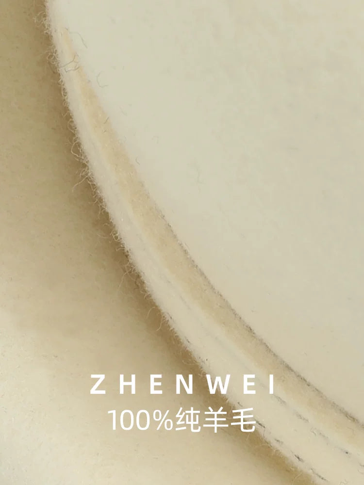 ZHENWEI Wool Foreign Golden Hat