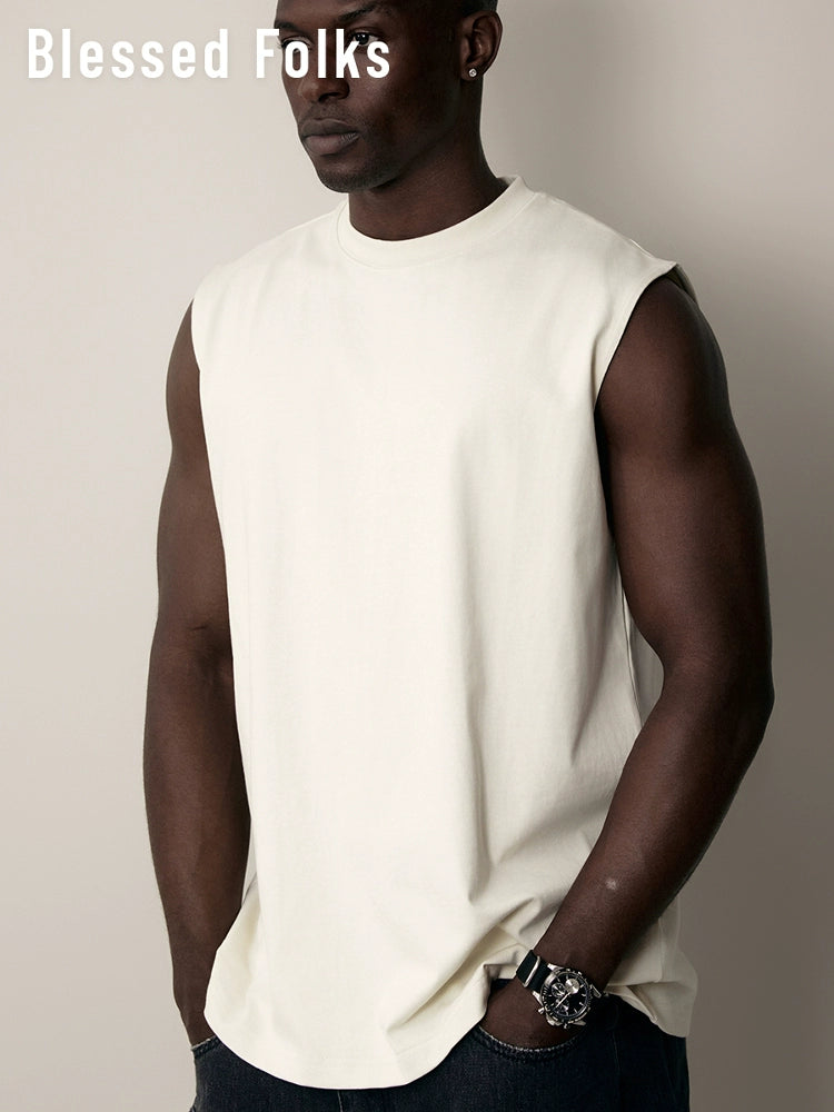 Blessed Folks Vintage Fitness Casual Vest Sports Vest