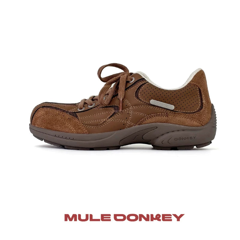 Donkey Contrasting Stitching Sneakers