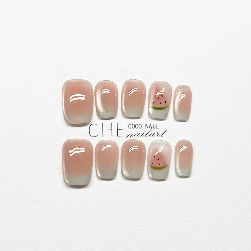 CoCo Handmade Blush Ombre Short Nails