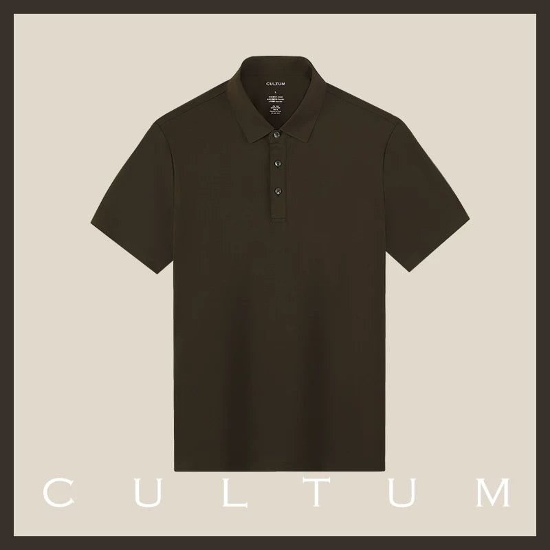 CULTUM Business Commuter Polo Shirt Casual Tee