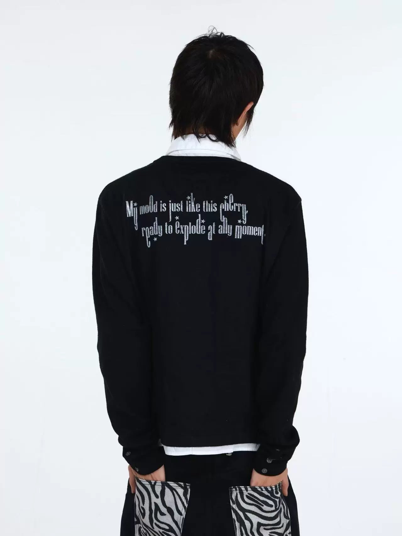 DETW Academy Fake Two Sweater Polo Shirt