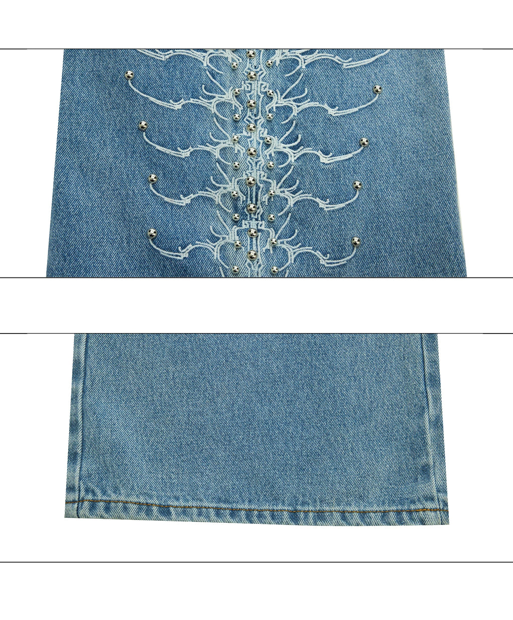 ArguECulturE Vintage Metal Spike Jeans