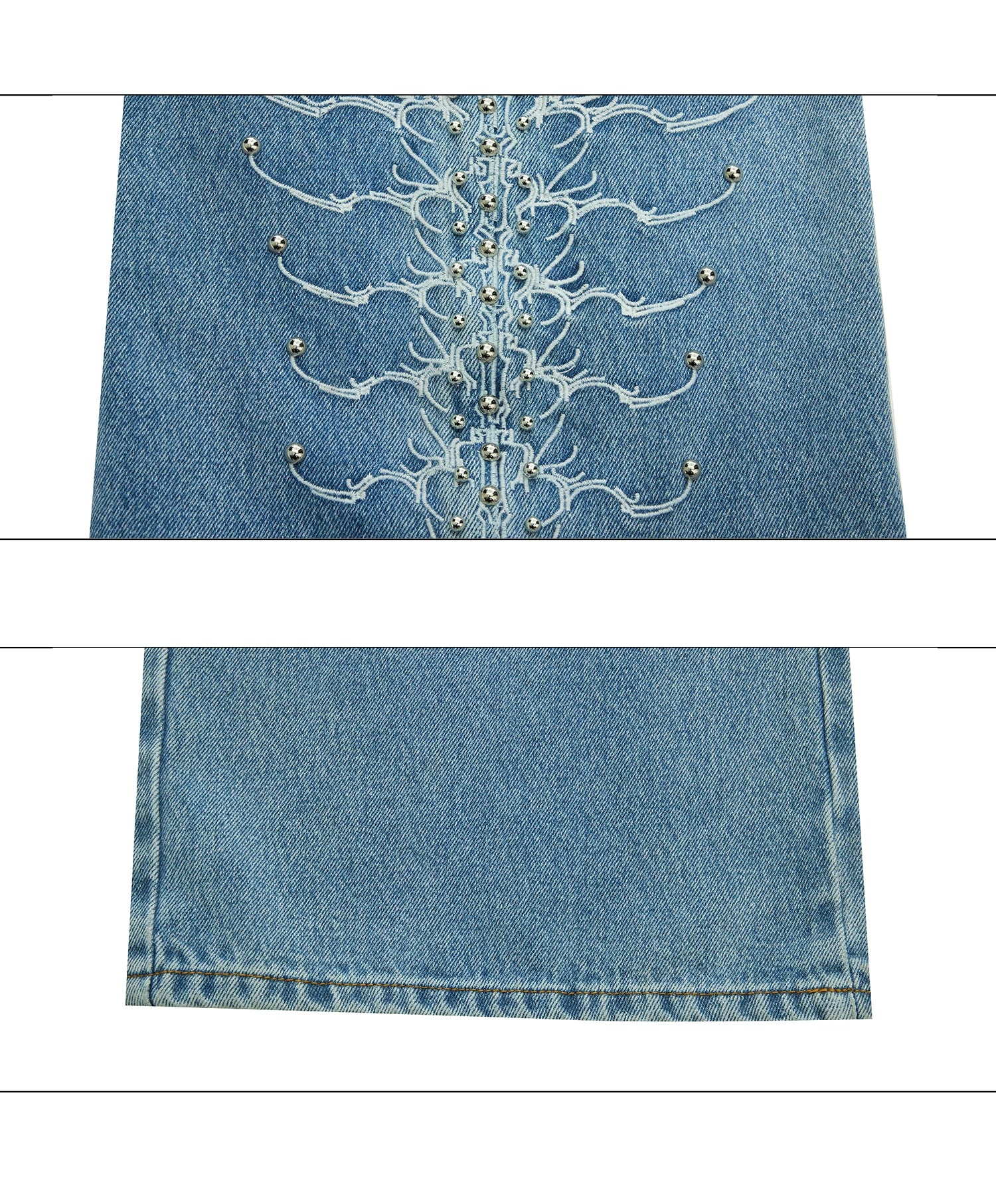 ArguECulturE Vintage Metal Spike Jeans