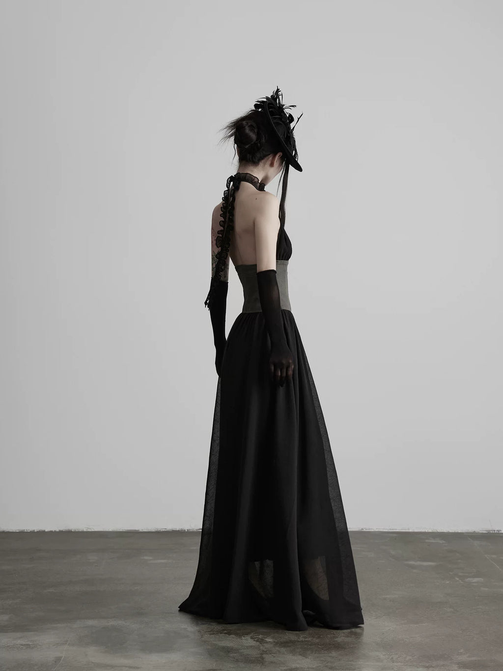 INDULGE Waist Neck Vest Dress