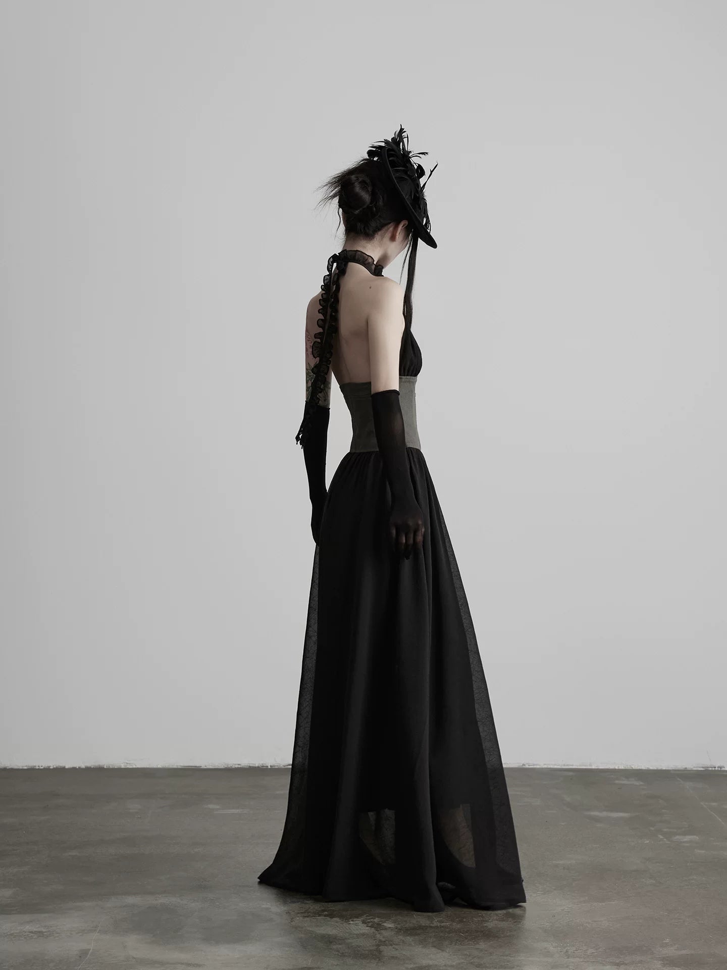 INDULGE Waist Neck Vest Dress