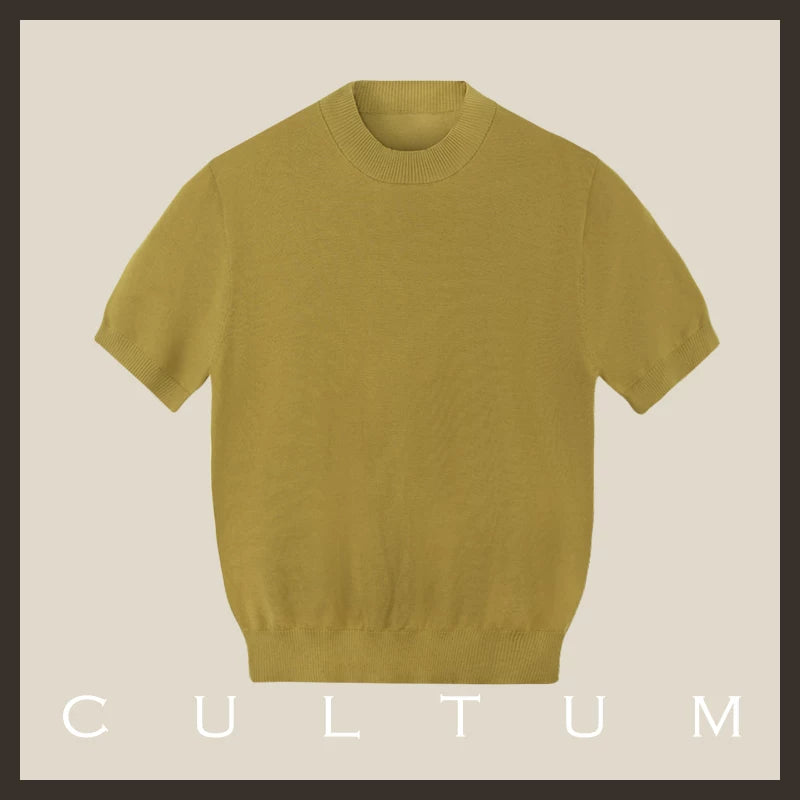 CULTA Light and Breathable Casual Knitted Tee