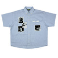 ComicTree C.t 2025 Summer Lapel Striped Photo Shirt