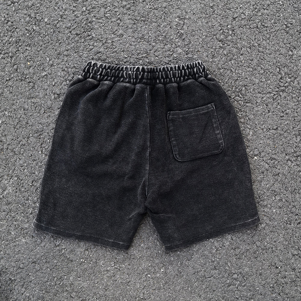 Wang Youbing Studio! 450G heavy wide shorts